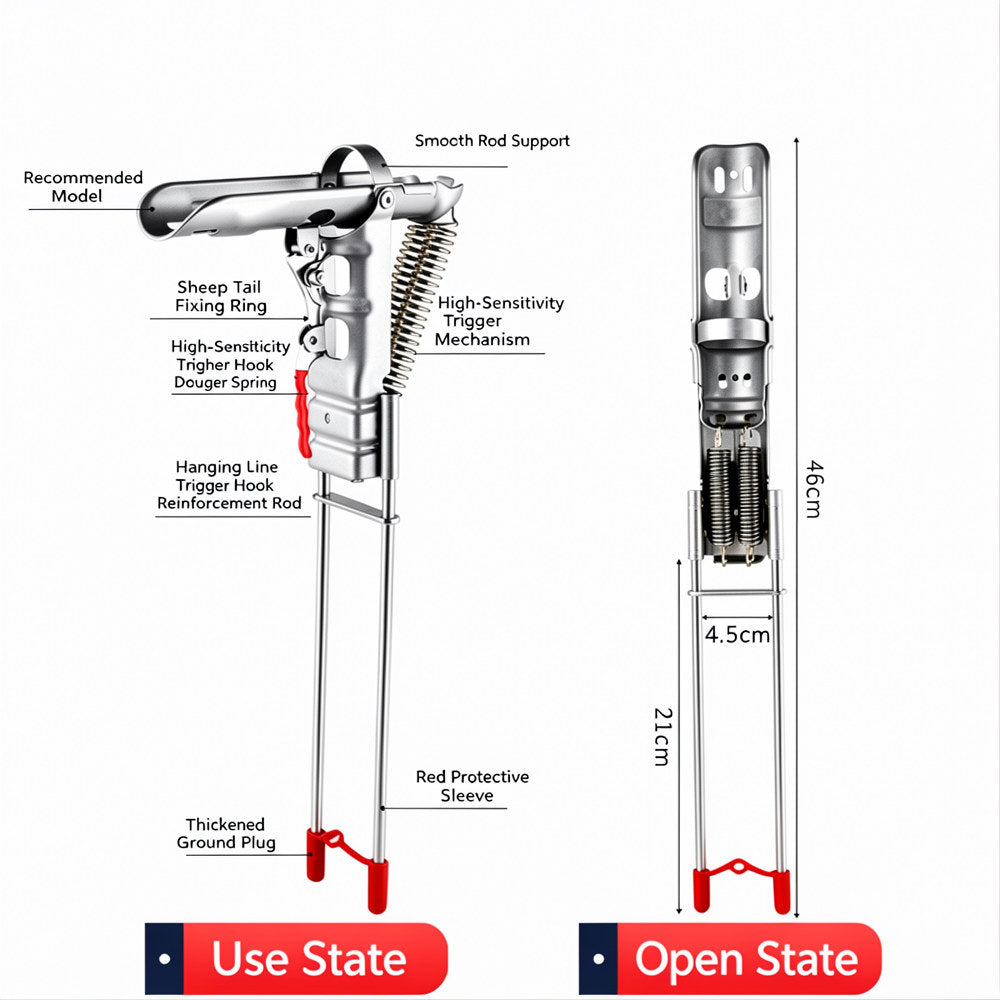 Automatic fishing rod holder