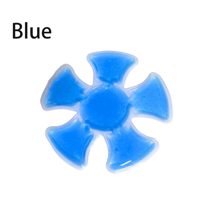Reusable gel ice pack for inside the cap