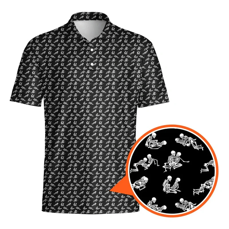 Party themed polo shirt