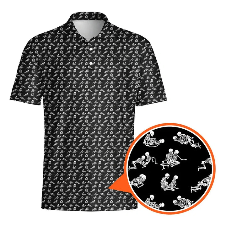 Party themed polo shirt