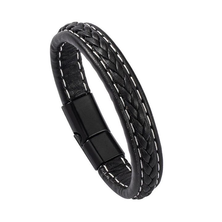 Braided magnet clasp bracelet