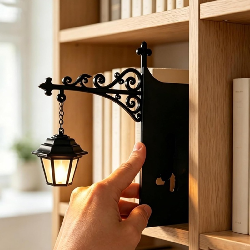 Library Bookshelf Lanterns