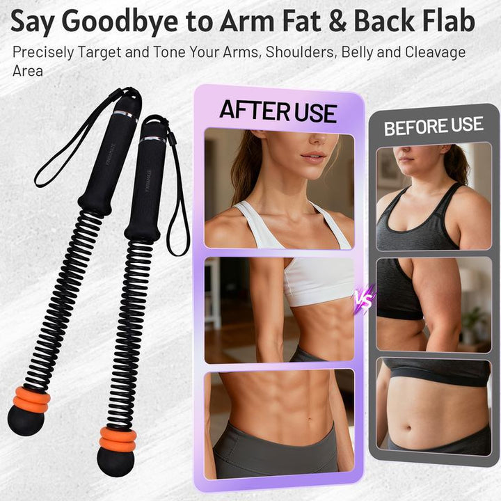 Home Spring Cordless Battle Rope For Fitness Training