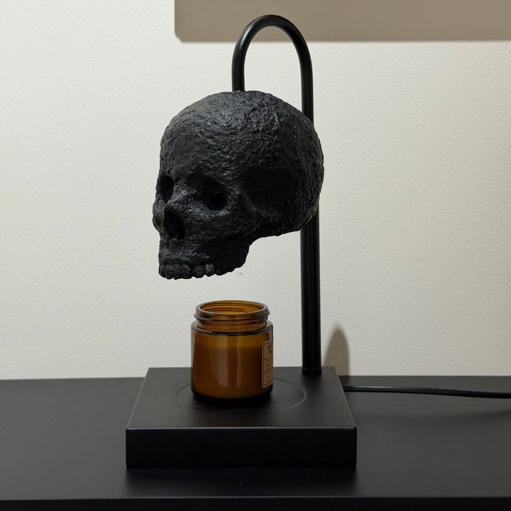 Skull Candle Warmer Lamp with Timer &amp; Dimmer