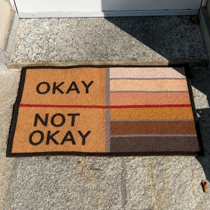 OKAY or not, funny doormat
