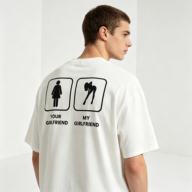 Your Girlfriend vs. My Girlfriend — Short-Sleeve T-Shirt