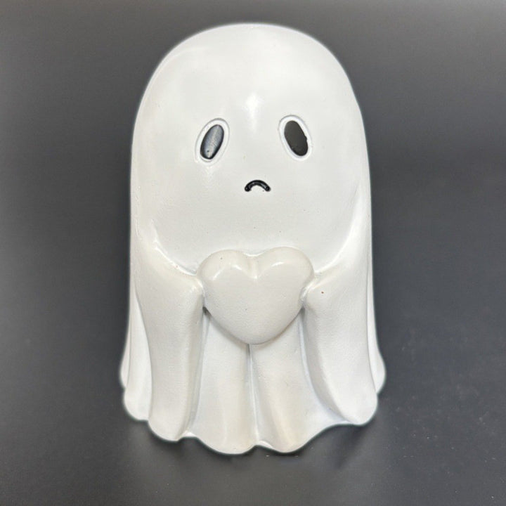 Cute Ghost Dog Halloween Statue