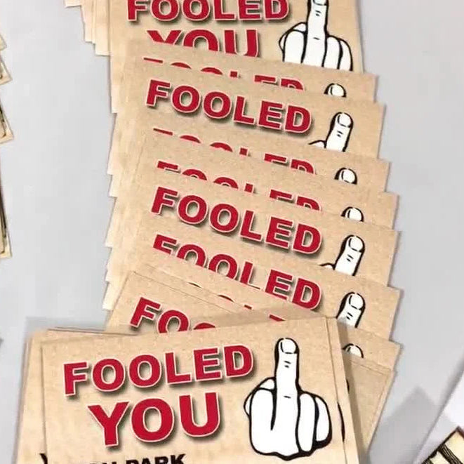 Parking Prank Cards