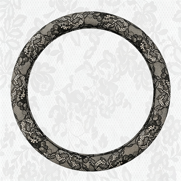Lace Bow Steering Wheel Cover