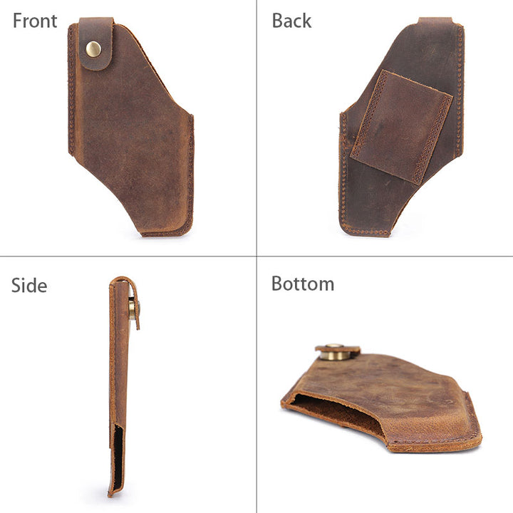 Leather Retro Phone Waist Bag