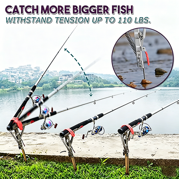 Automatic fishing rod holder