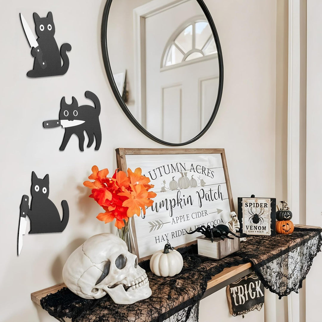 Cat corner knife door frame decoration