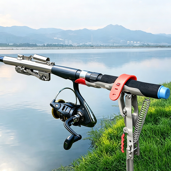 Automatic fishing rod holder