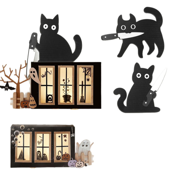 Cat corner knife door frame decoration