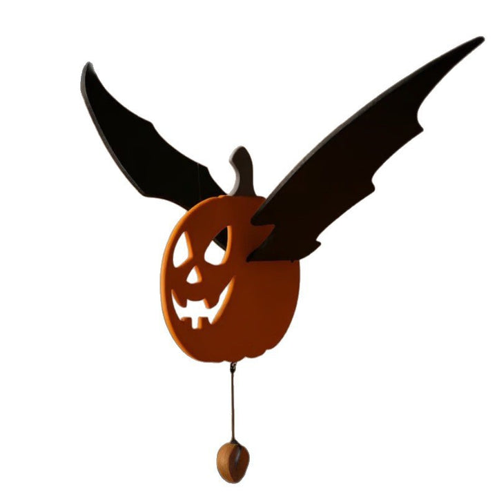 Halloween Pumpkin Bat Charm
