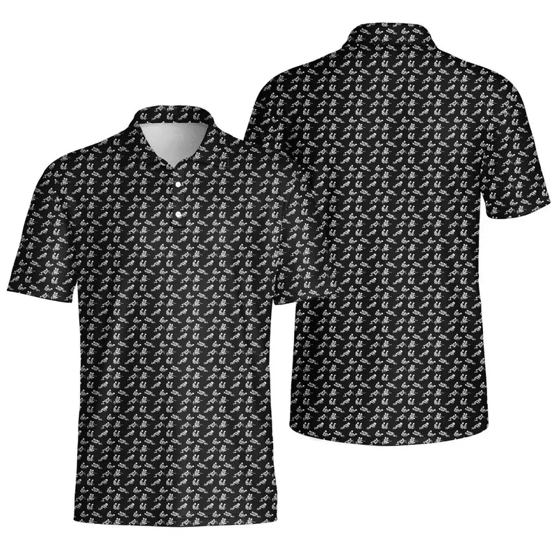 Party themed polo shirt