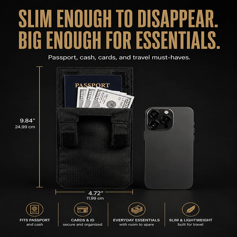 Mini invisible waist coin purse