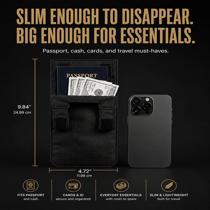 Mini invisible waist coin purse