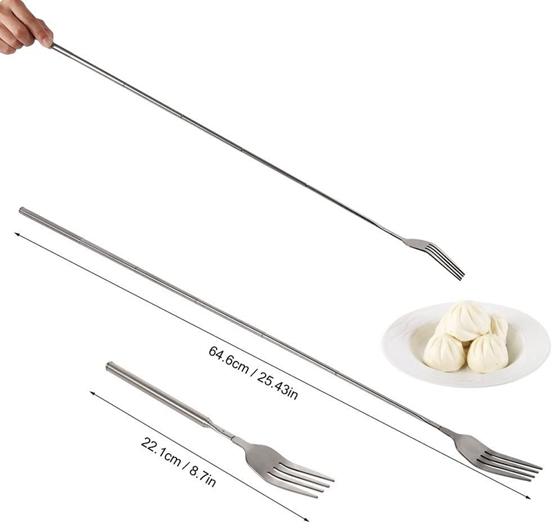 Portable retractable cutlery