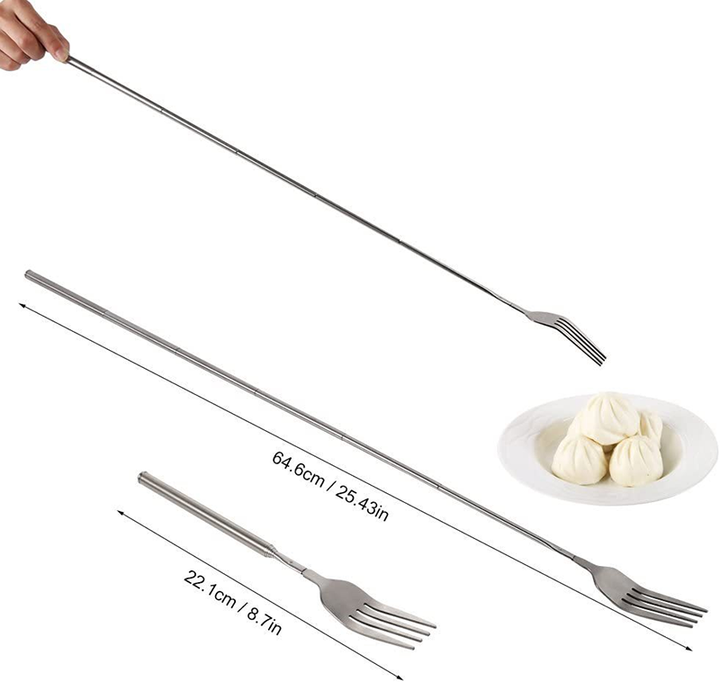 Portable retractable cutlery