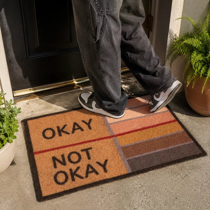 OKAY or not, funny doormat