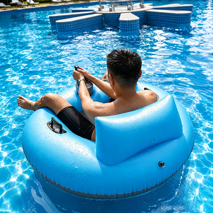 New Inflatable Electric Floating Boat
