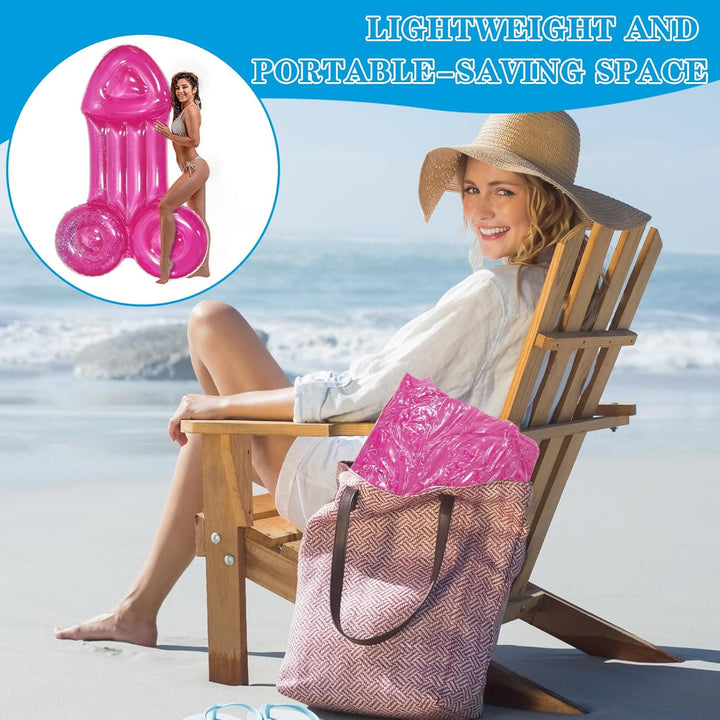 Outdoor portable PVC water lounger inflatable float inflatable toy