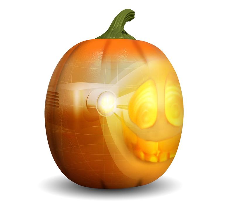 Talking and singing pumpkin lantern