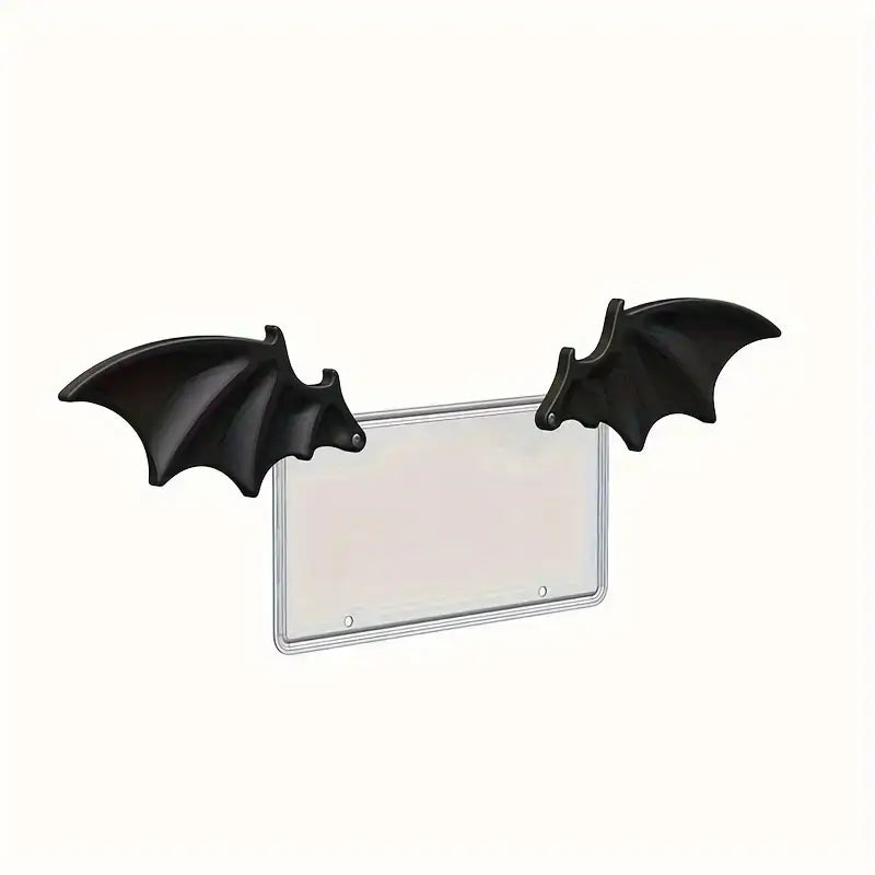 Bat Wing License Plate Decoration
