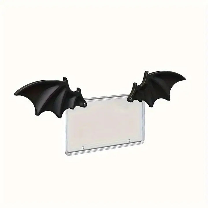 Bat Wing License Plate Decoration