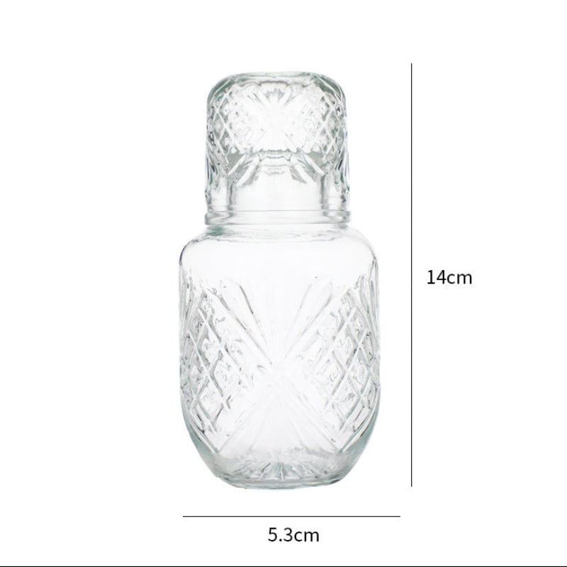 Vintage Patterned Tumbler &amp; Carafe Set