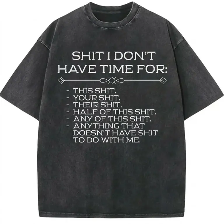 "SHIT I DON&