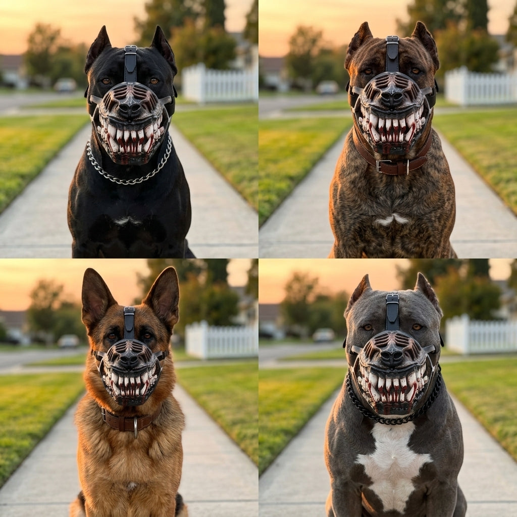 Halloween Scary Dog Mask