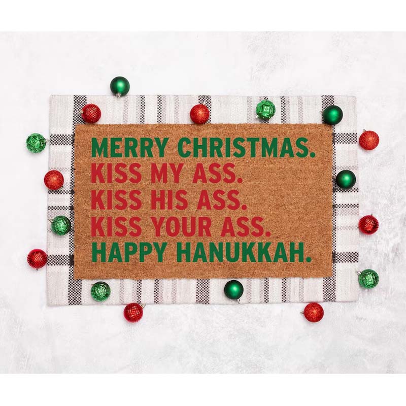Funny Christmas Doormat