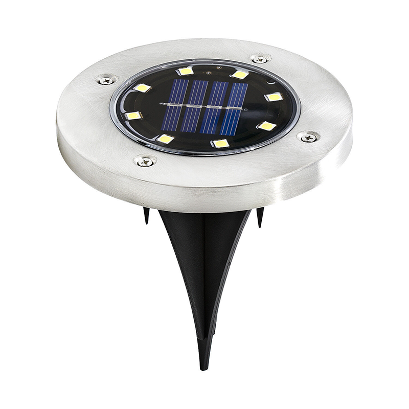 Outdoor solar decorative in-ground light
