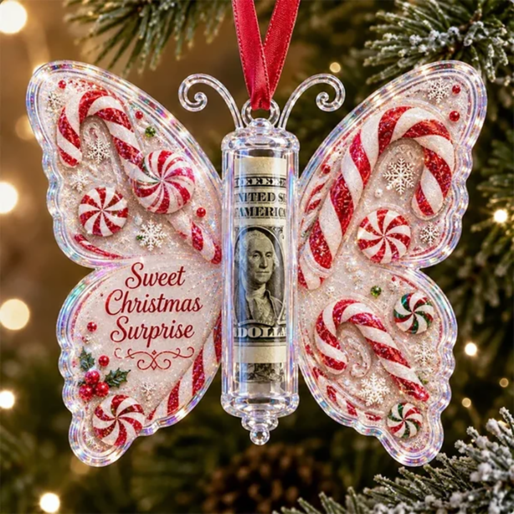 Christmas Cash Gift Butterfly Pendant