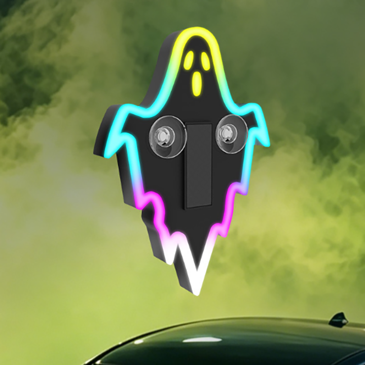 Solar-Powered Car Ghost Ambient Light