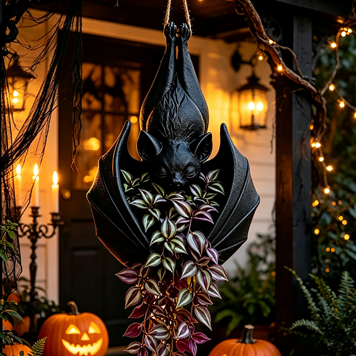Bat-shaped flowerpot