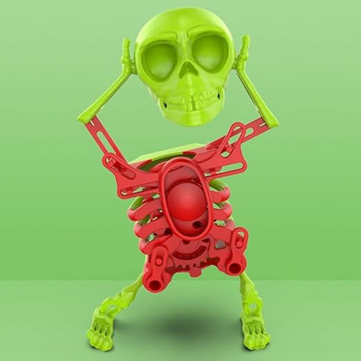3D printed dancing skeleton figurine