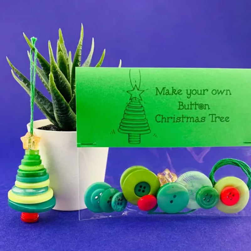 Christmas Button Ornament Kit