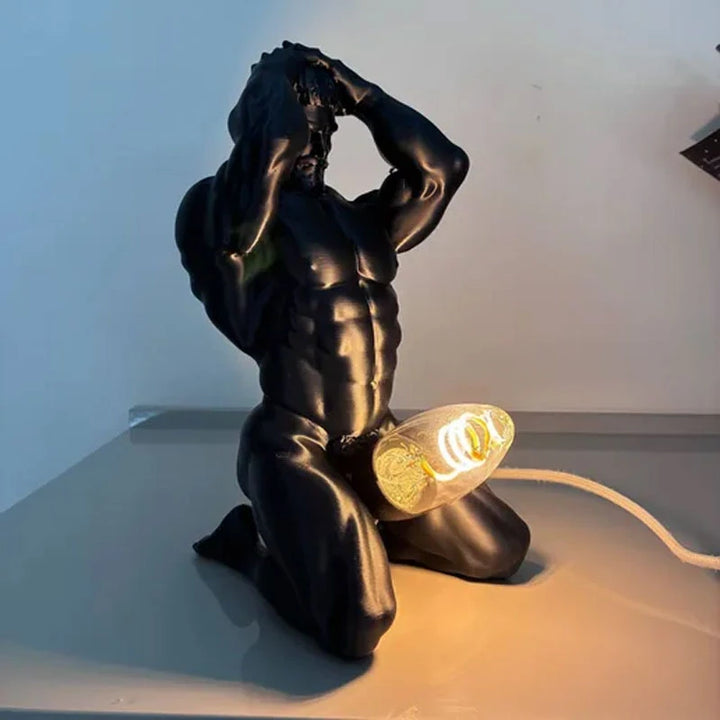 😍😍Bold Male Figure Table Lamp