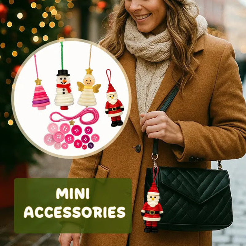 Christmas Button Ornament Kit