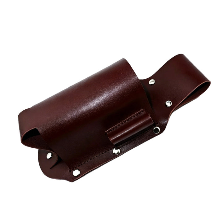 Beer waist hanging storage leather case