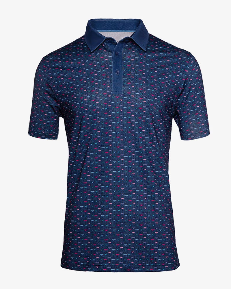 Midnight Cool Golf Polo Shirt