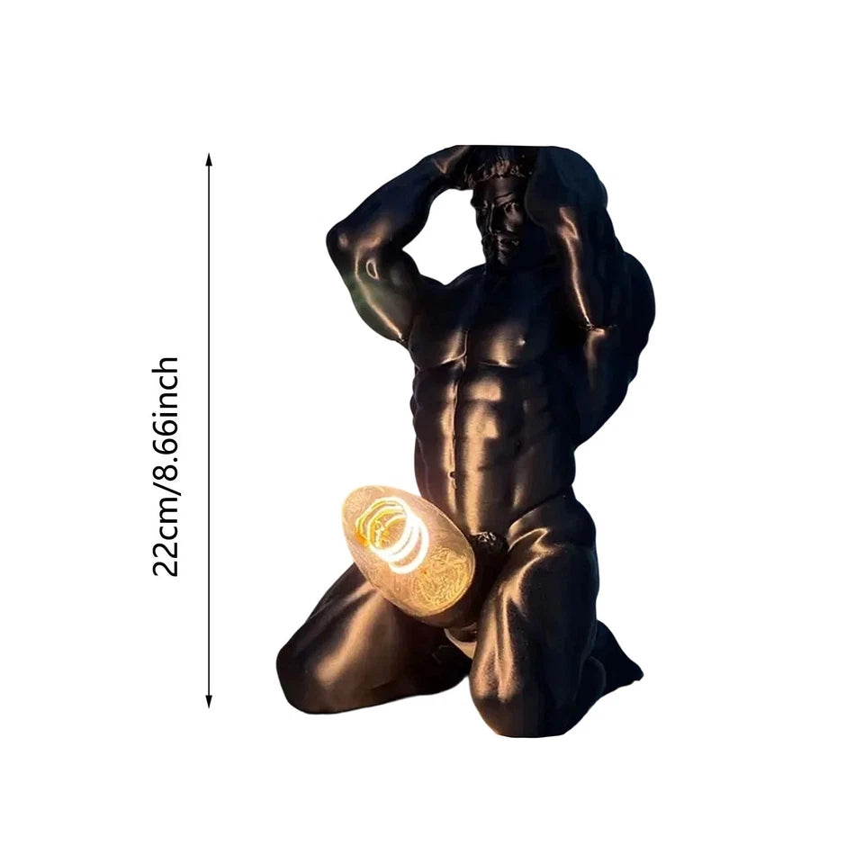 😍😍Bold Male Figure Table Lamp