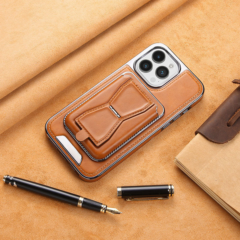 Magnetic card-holder phone case
