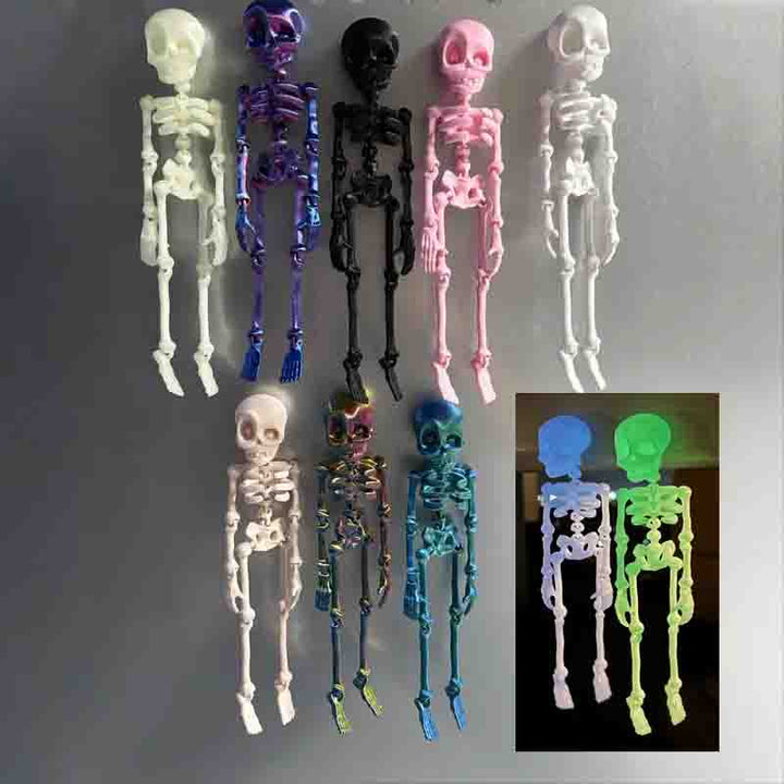 3D Printed Vintage Skeleton Magnetic Figurine 🎃