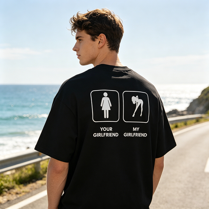 Your Girlfriend vs. My Girlfriend — Short-Sleeve T-Shirt