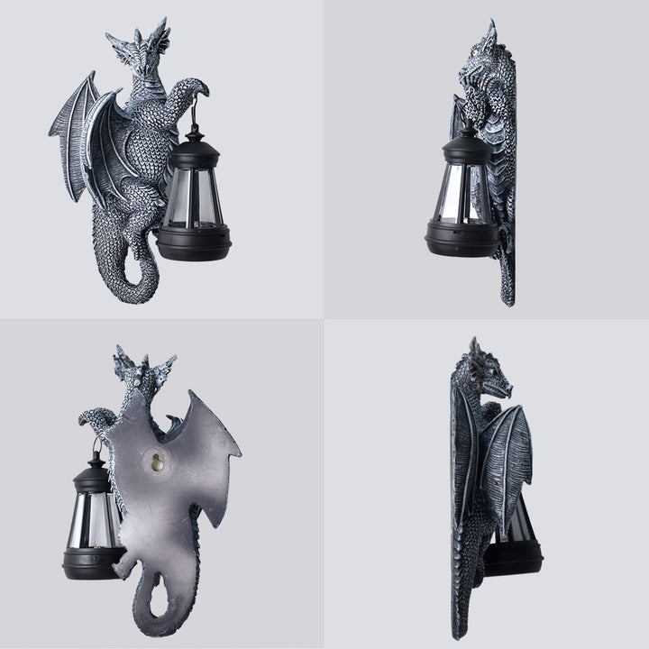Flying Dragon Solar Wall-Mounted Garden Light