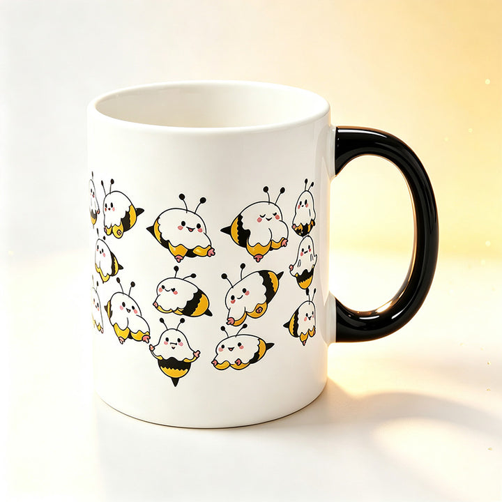 Fun Bee-Patterned Mug